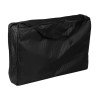 3-section black comfort massage table made of aluminum