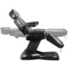 Electric cosmetic chair lux black