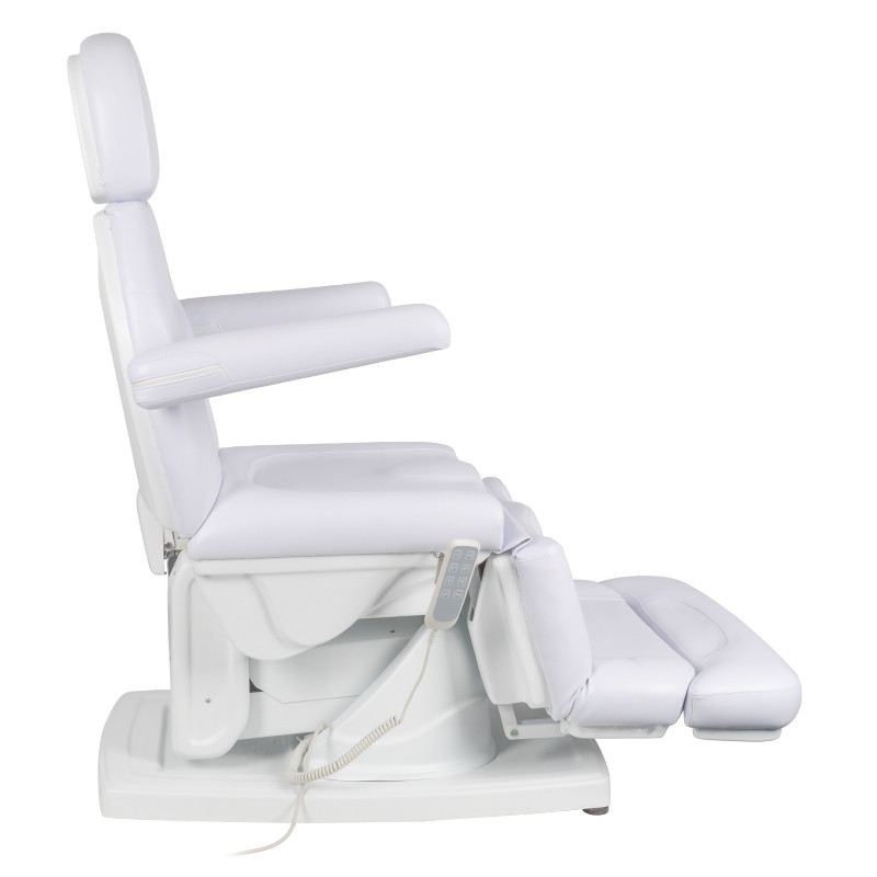 Electro-floor cosmetic chair kate 4 strong. white