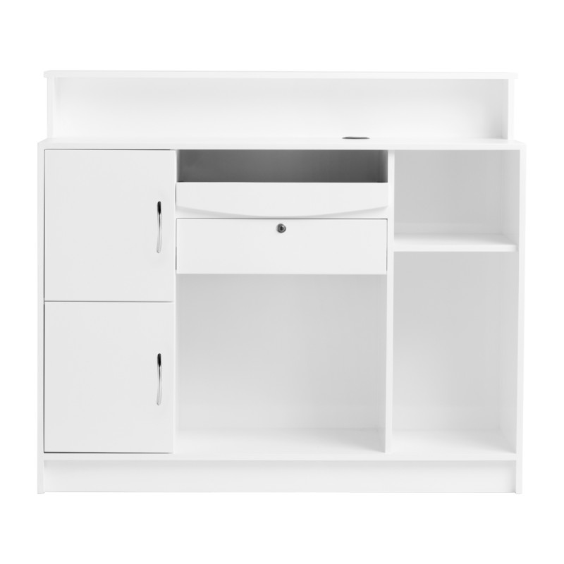 Gabbiano Reception Desk G26B White