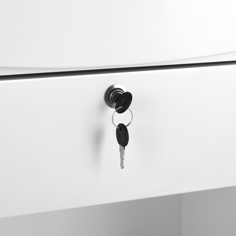 Gabbiano Reception Desk G26B White