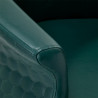 Gabbiano hairdressing chair Wersal gold bottle green