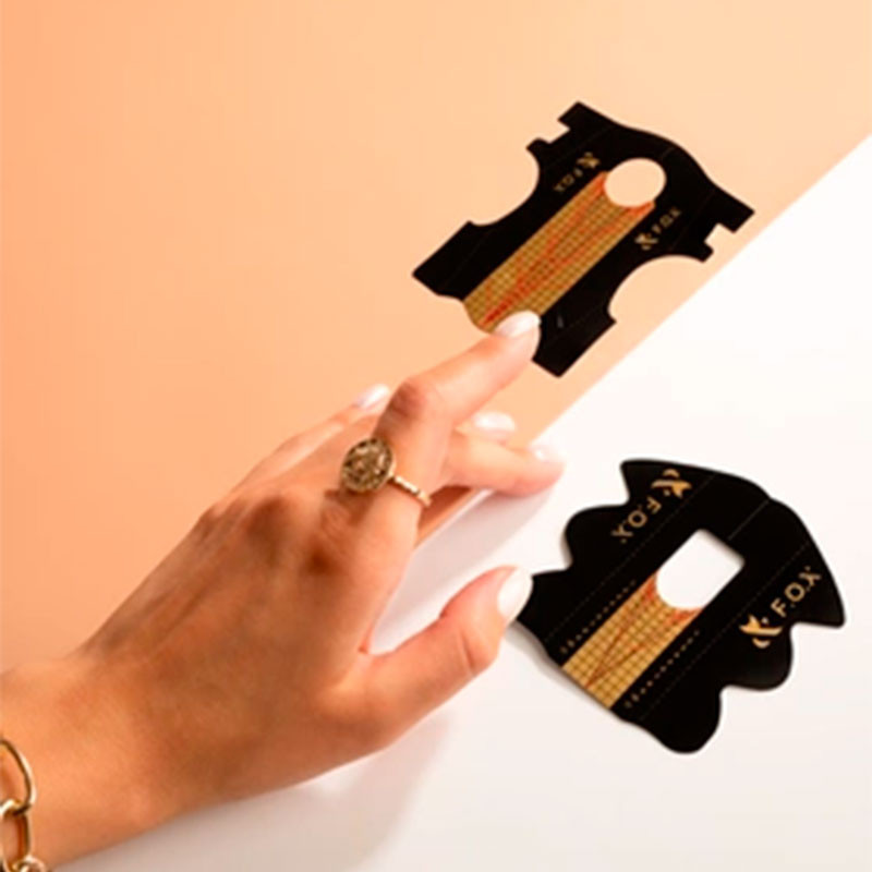 Paper nail forms - Basic Nail Forms F.O.X - 500 pcs
