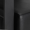 Hairdressing chair Gabbiano Modena Black