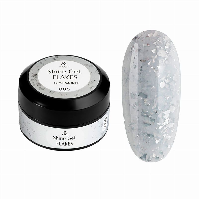 Strengthening Gel - Shine Gel Flakes 006 F.O.X - 15 ml