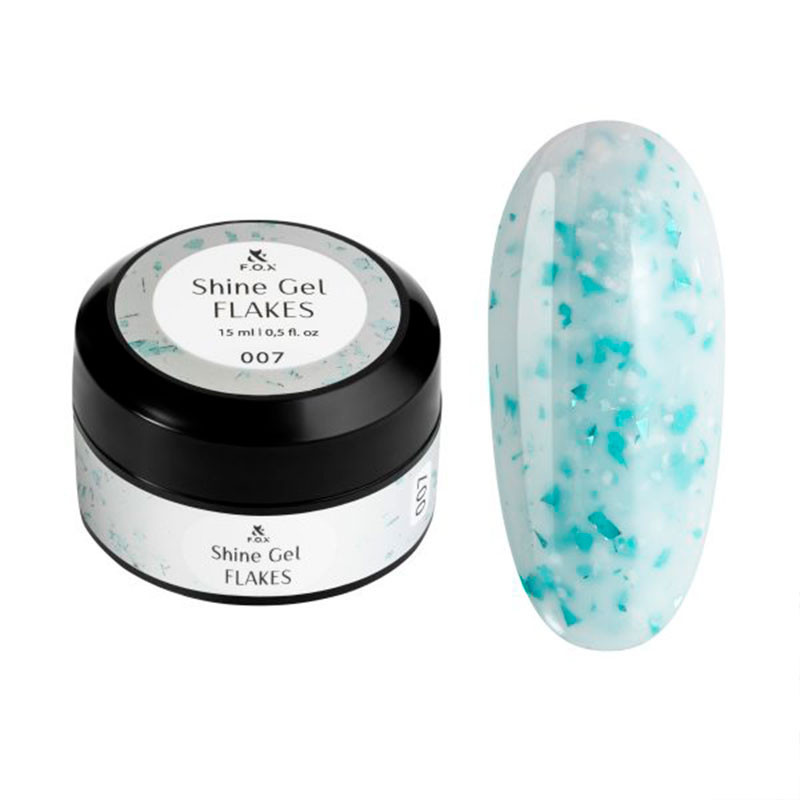 Strengthening Gel - Shine Gel Flakes 007 F.O.X - 15 ml
