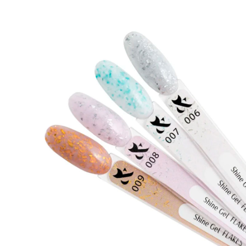 Strengthening Gel - Shine Gel Flakes 008 F.O.X - 15 ml