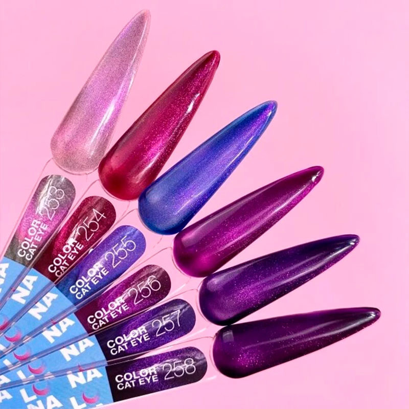 Цветной гель-лак Lunamoon Cat Eye Nr 256 - 13 ml