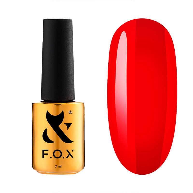 Color gel polish - Lipstick F.O.X 002 Fire Lips - 7 ml