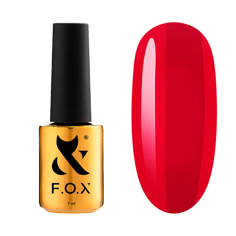 Color gel polish - Lipstick F.O.X 006 Fiery Ruby - 7 ml
