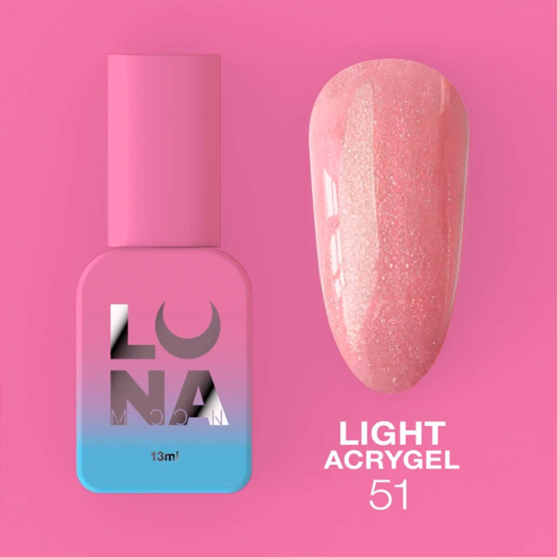 Lunamoon Liquid Gel Light Acrygel Nr 51 - 13ml