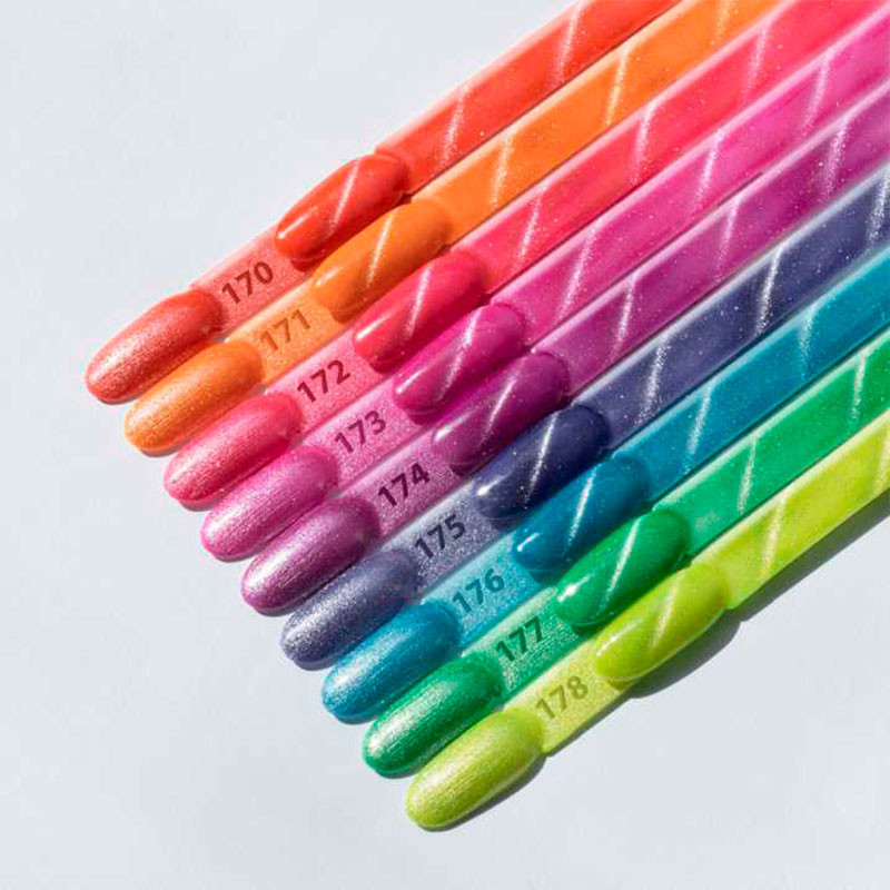 Color Gel Polish Molly Nails Neon Flash Cat Eye 170 - 8 g