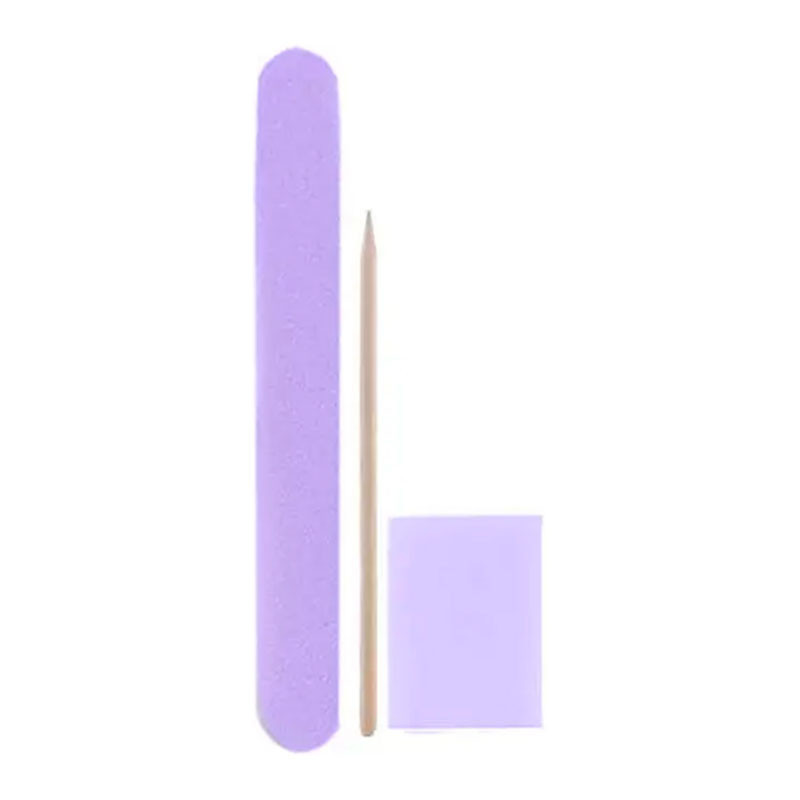 Одноразовый набор – DNKa Manicure Set – пилка, баф, апельсиновая палочка