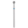 Diamond nail drill bit, “ball”, blue, diameter 4,0 mm HEAD
