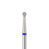 Diamond drill bits for manicure "Ball" - Orange Beauty Tools - Blue - 3.0 mm