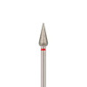 Алмазная фреза для маникюра "Конус" - Orange Beauty Tools - Красная - 4.0*9.0 мм