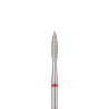 Алмазная фреза для маникюра "Пламя" - Orange Beauty Tools - Красная - 2.0*8.0 мм