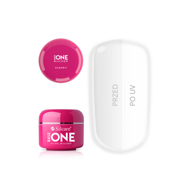 Base One Gel UV Silcare - Clear V