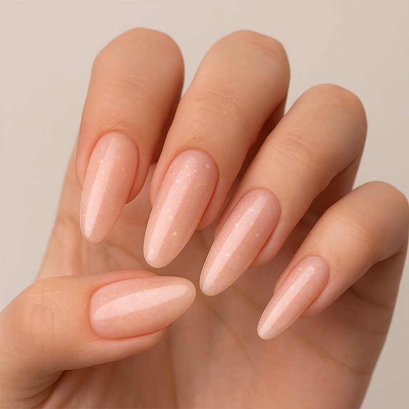 Aufbaugel - Hard gel F.O.X - Glitz Nude - 15 m