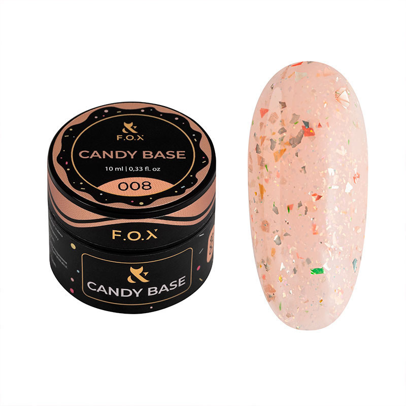 База для гель-лака - Candy Base F.O.X 008, 10 ml