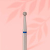 Diamond drill bits for manicure "Ball" - Orange Beauty Tools - Blue - 3.0 mm