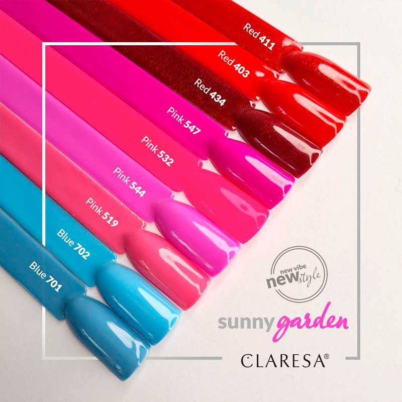 Gellack - Claresa RED № 411, 5 ml