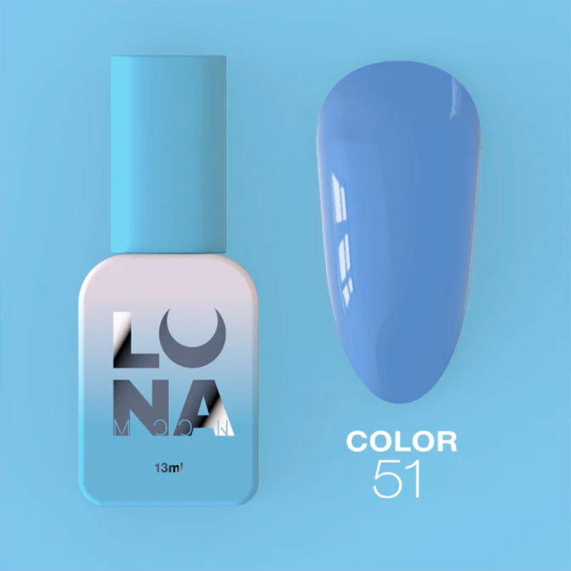 Color gel polish - Lunamoon Nr 51, 13 ml
