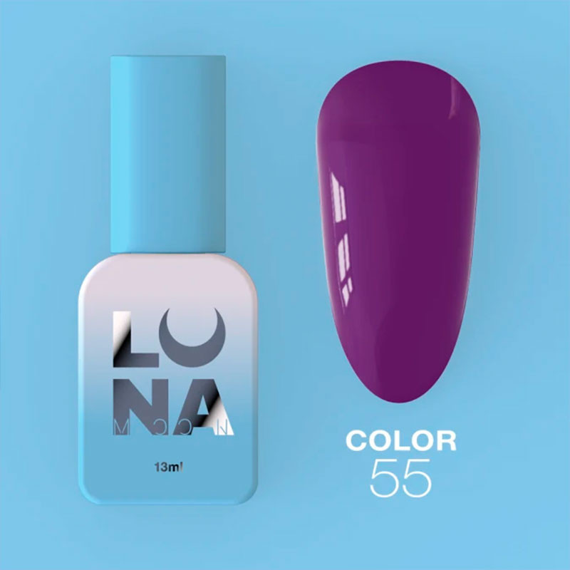 Color gel polish - Lunamoon Nr 55, 13 ml