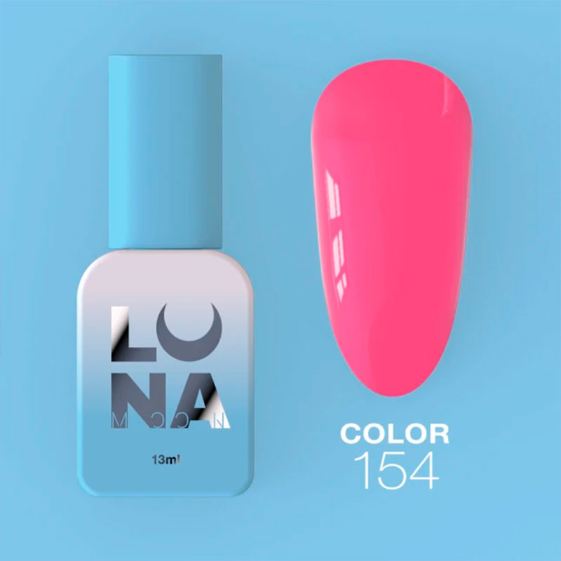 Цветной гель-лак - Lunamoon Nr 154, 13 ml