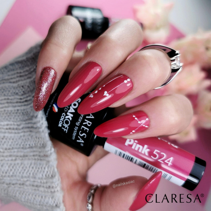 Gel polish – Claresa PINK No. 524 – 5 ml