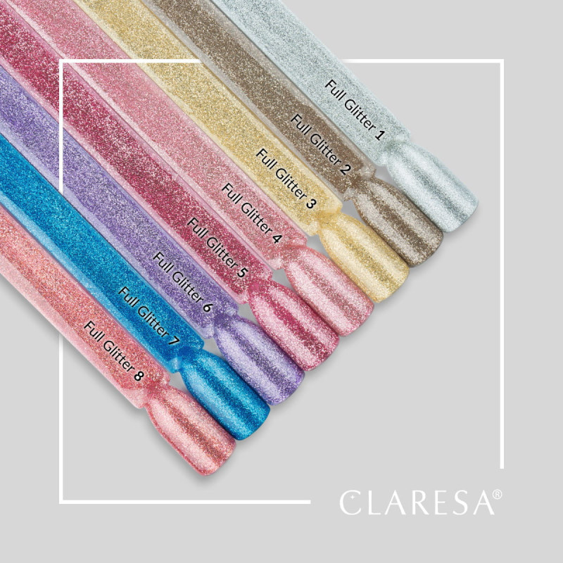 Gel polish – Claresa FULL Glitter No. 5 – 5 ml