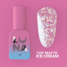 Matter Top Coat ohne Schwitzschicht – Lunamoon Top Matte Ice Cream – 13 ml