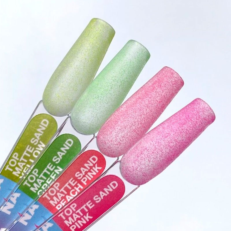 Matte top coat no-wipe – Lunamoon Top Matte Sand Pink – 13 ml