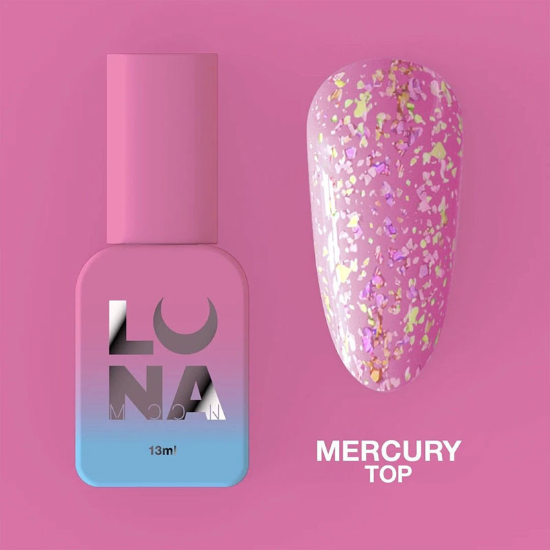 Top coat (no wipe) – Lunamoon Mercury – 13 ml