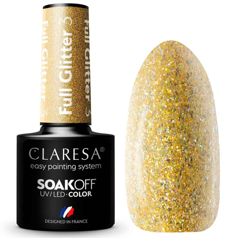Claresa FULL Glitter № 3, 5 ml