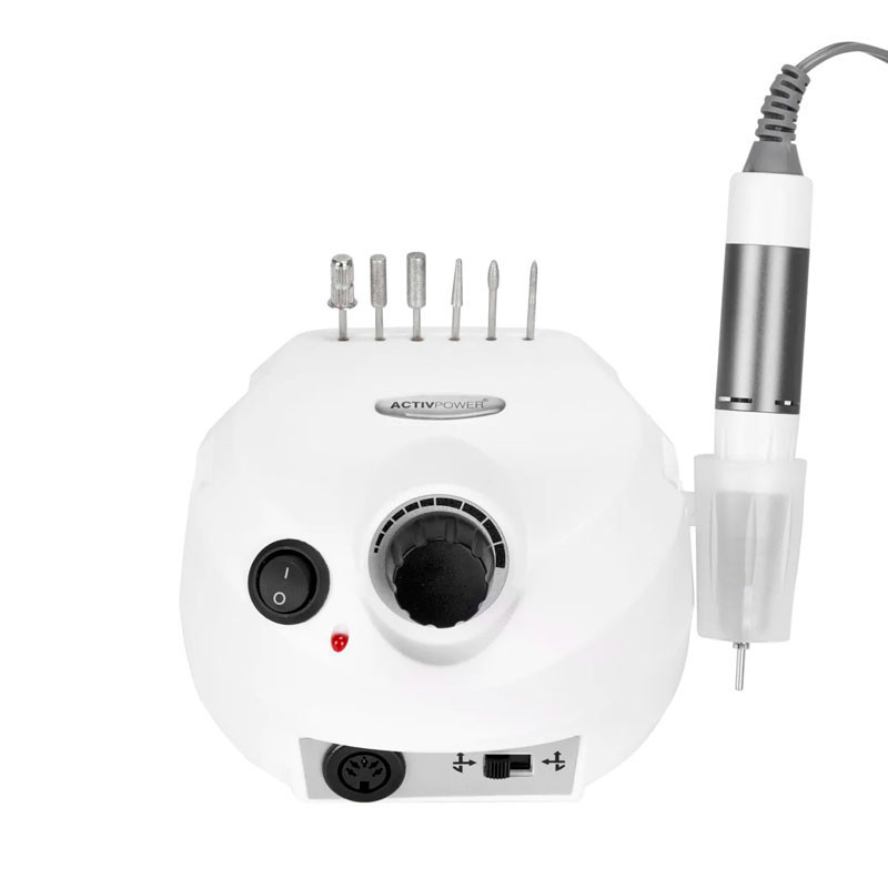 Nail drill Machine - Activ Power J202, white - 65W