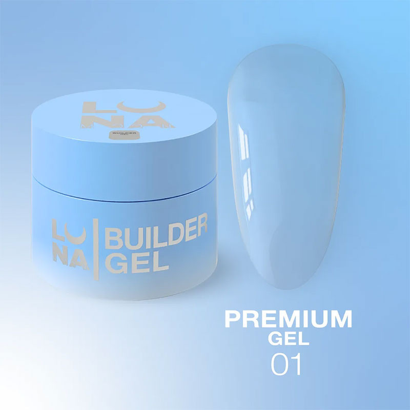 Aufbaugel Nägel – Lunamoon Premium Gel Nr 1 – 30 ml