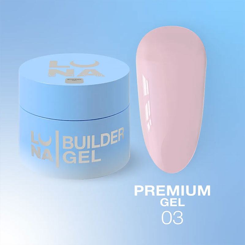 Builder gel – Lunamoon Premium Gel Nr 3 – 15 ml