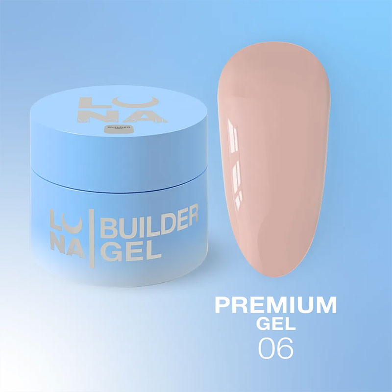 Builder gel – Lunamoon Premium Gel Nr 6 – 15 ml