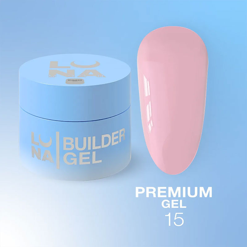 Builder gel – Lunamoon Premium Gel Nr 15 – 15 ml