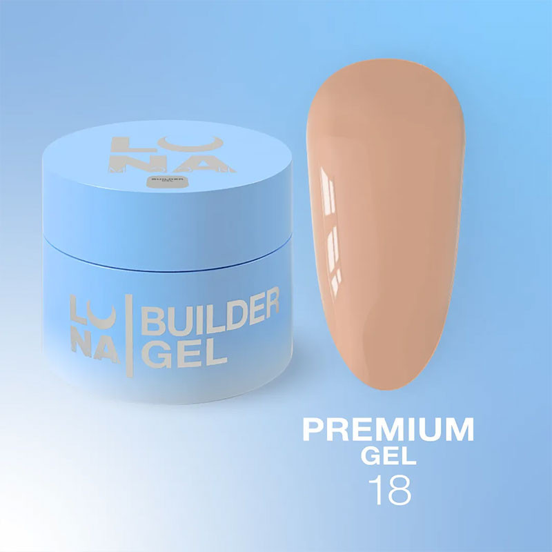 Builder gel – Lunamoon Premium Gel Nr 18 – 15 ml