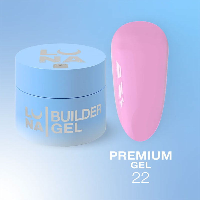 Aufbaugel Nägel – Lunamoon Premium Gel Nr 22 – 15 ml