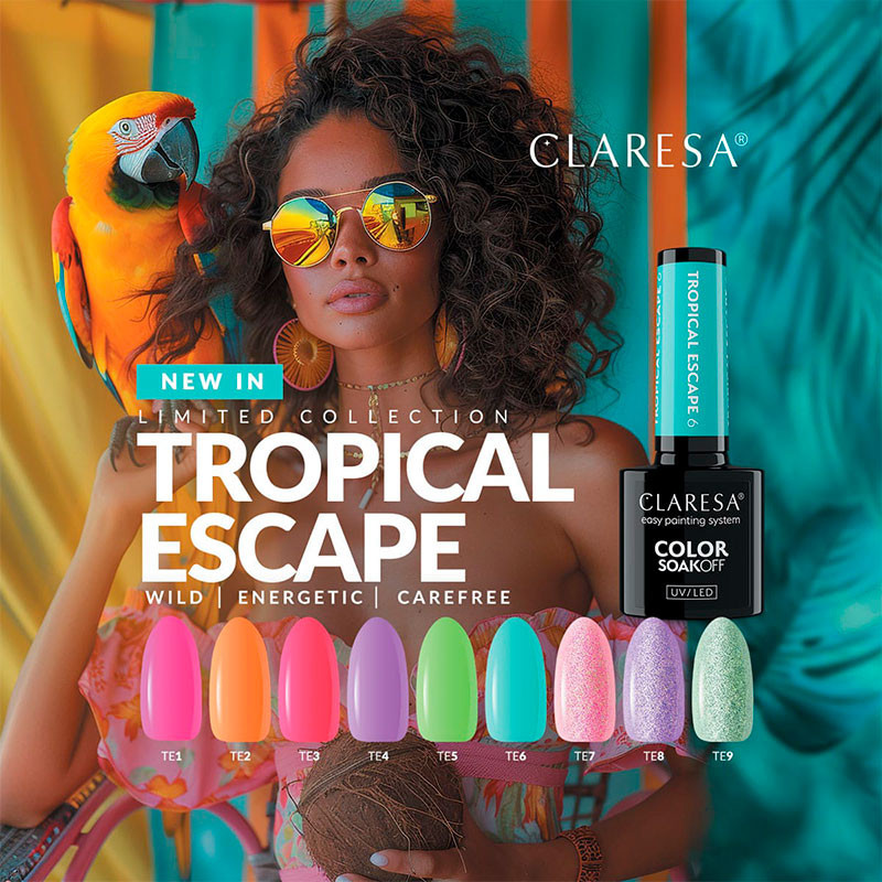 Farbgel-Lack – Claresa – Tropical Escape № 7, 5 g