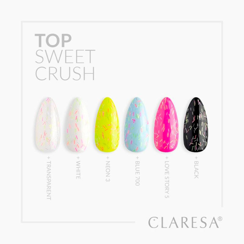 Верхнее покрытие Claresa Top Sweet Crush (без липкого слоя) - 5 g