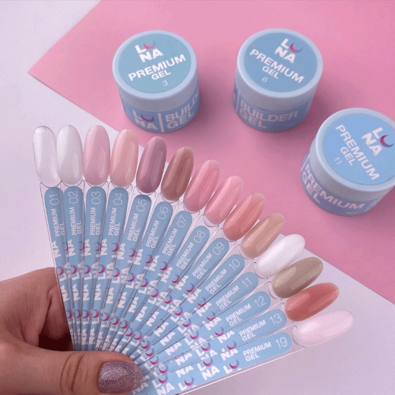 Гель для наращивания ногтей – Lunamoon Premium Gel Nr 12 – 30 ml