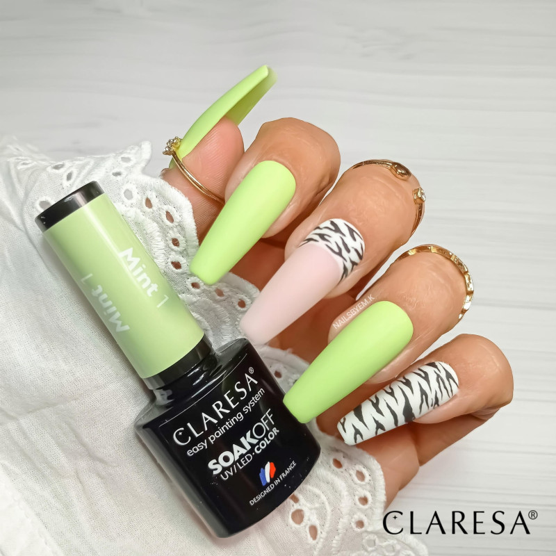 Gel polish – Claresa Mint № 1 – 5 ml