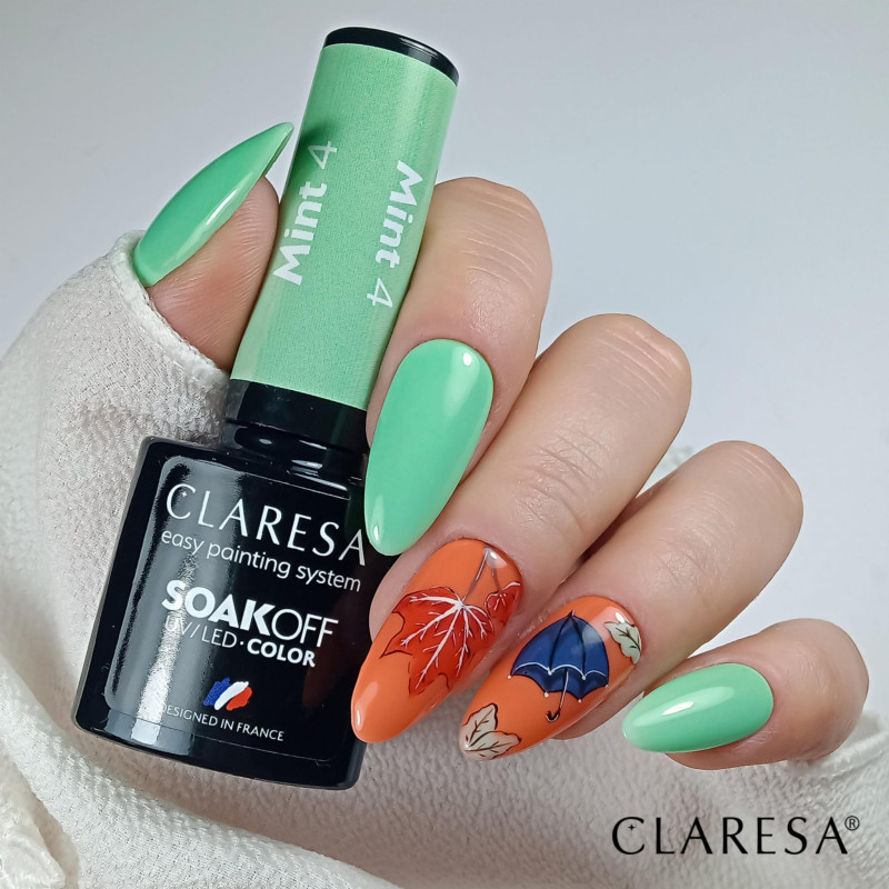 Gel polish – Claresa Mint № 4 – 5 ml