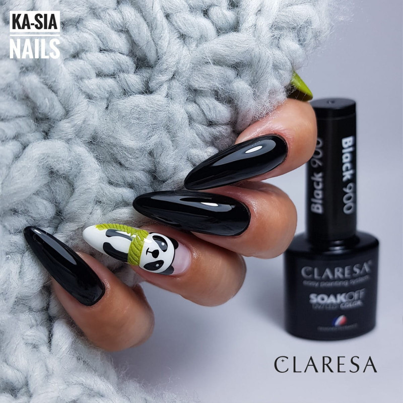 Цветной гель-лак Claresa Black № 900, 5 ml