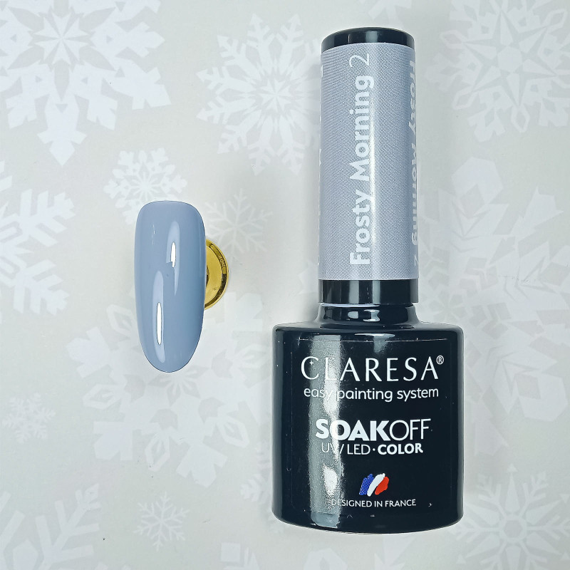 Цветной гель-лак Claresa Frosty Morning № 2, 5 ml