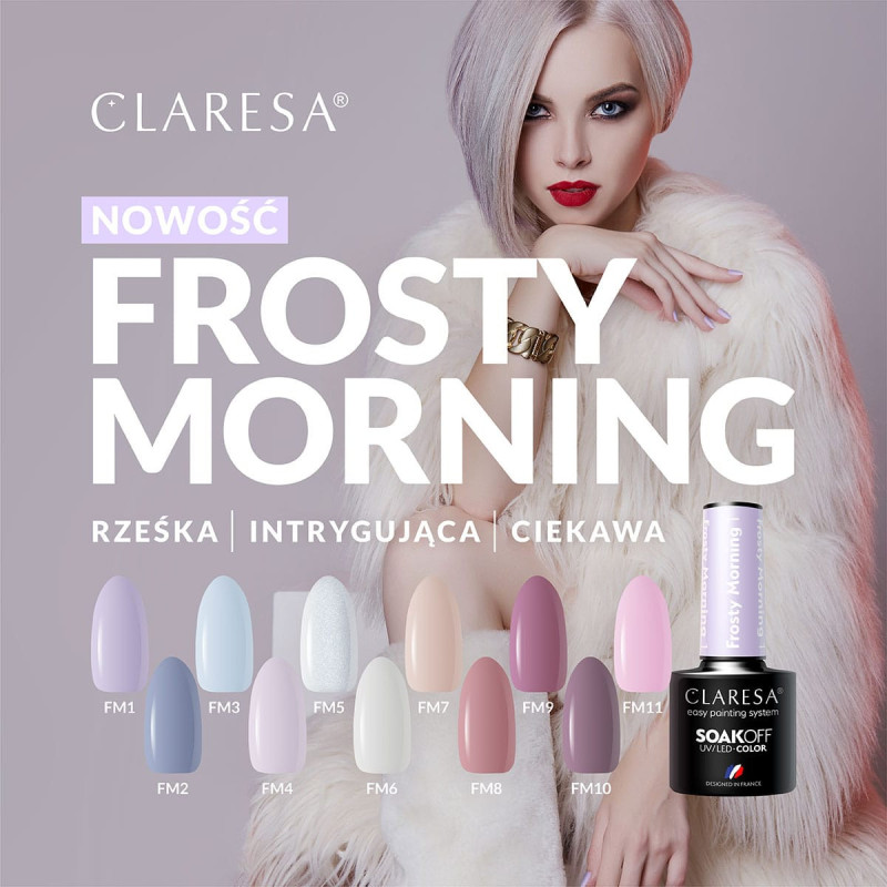Цветной гель-лак Claresa Frosty Morning № 3, 5 ml